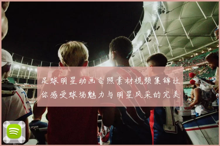 足球明星动画合照素材视频集锦让你感受球场魅力与明星风采的完美结合